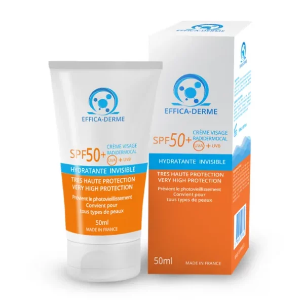 EFFICADERME Crème Radidermocal hydratante solaire SPF 50+ EFFICADERME