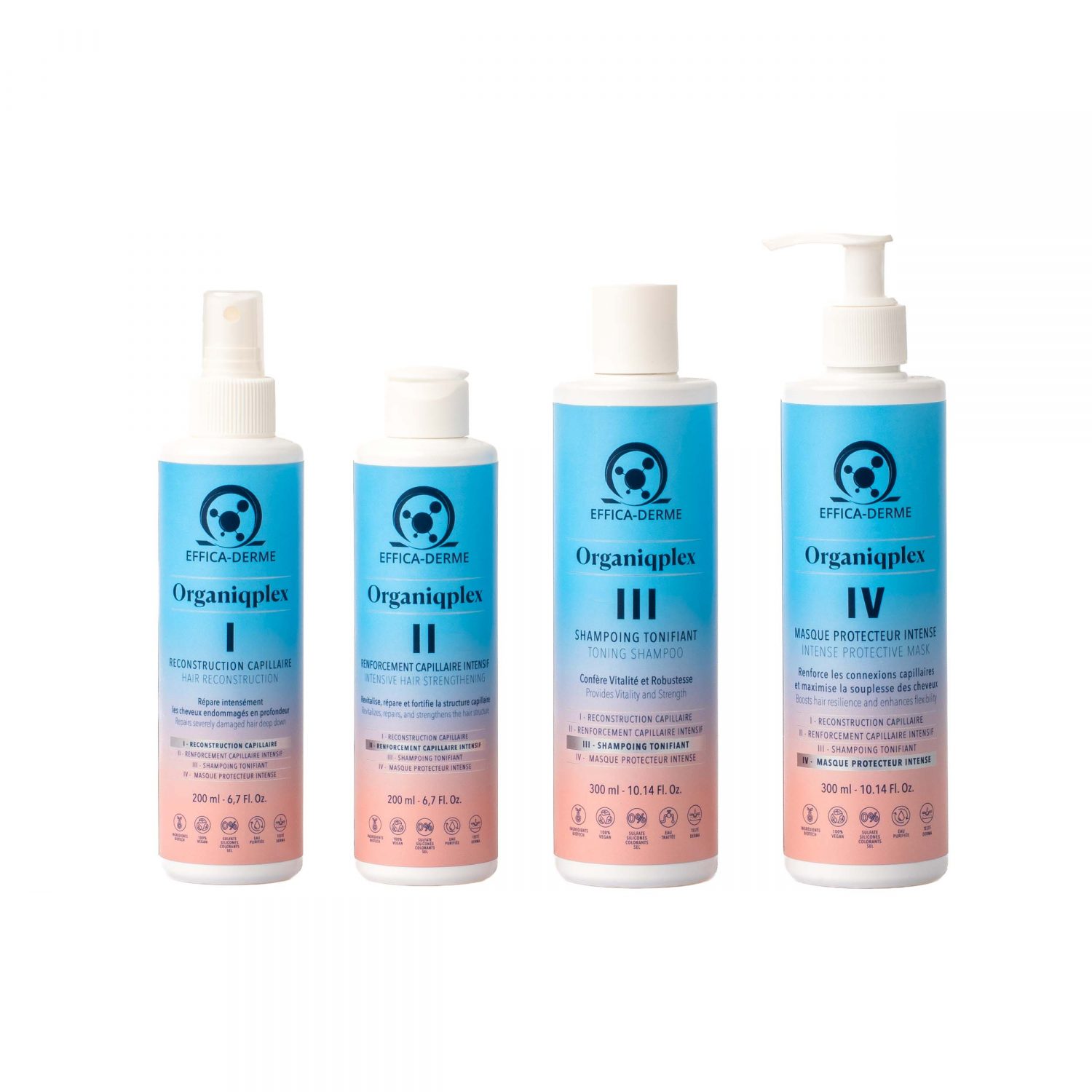 Coffret Organiqplex - Traitement complet pour la  reconstruction et la protection des cheveux - 975 ml – Image 8