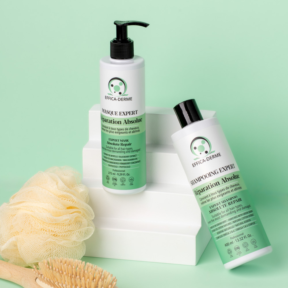 PACK RÉPARATION ABSOLUE – SHAMPOOING 0% 400 ML & MASQUE PHYTOCOLD 275 ML – Image 2