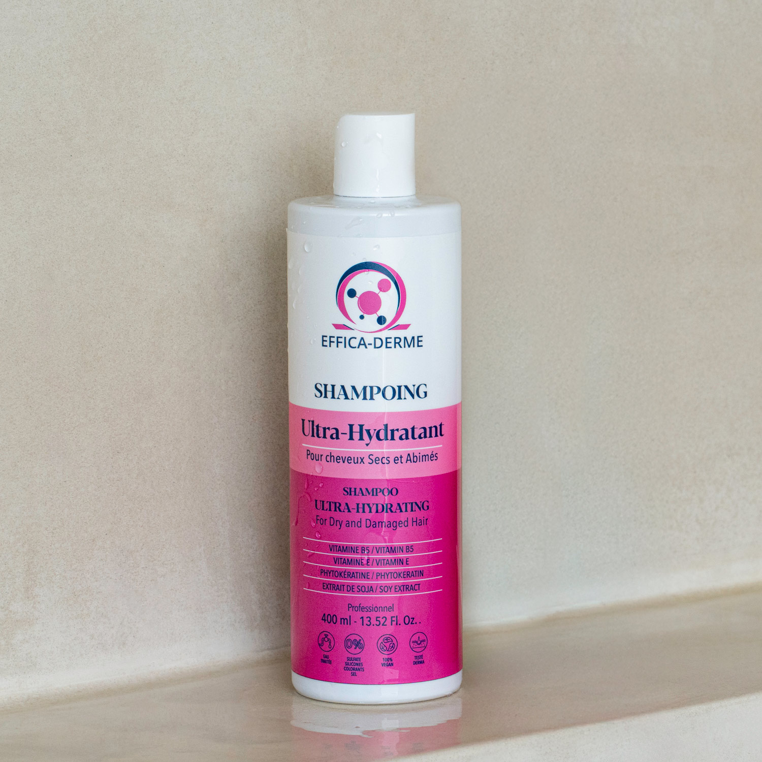 Shampoing Ultra-Hydratant Effica-Derme 400 ml