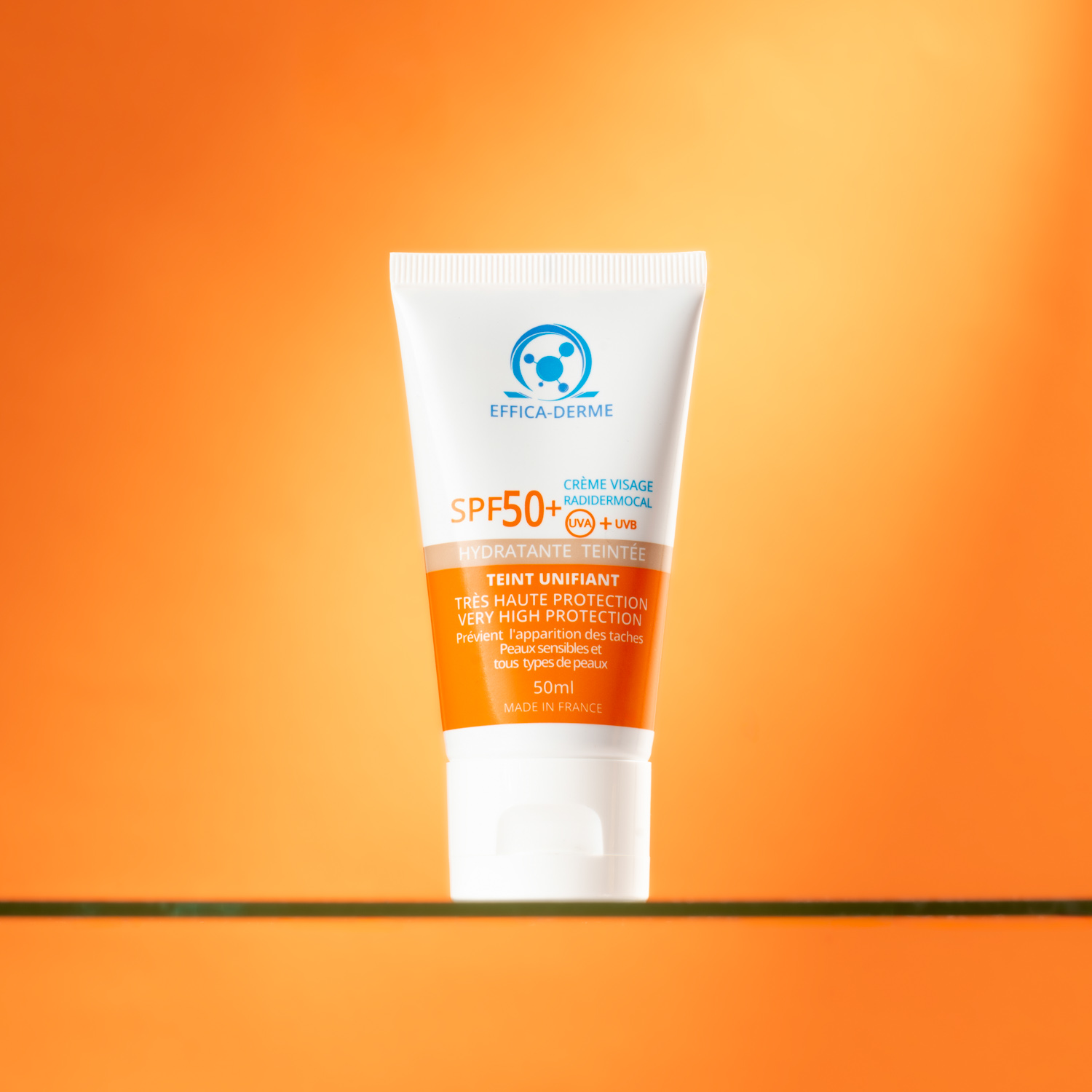 CRÈME RADIDERMOCAL TEINTÉE – SPF50+ Hydratante & Haute Protection – Image 3