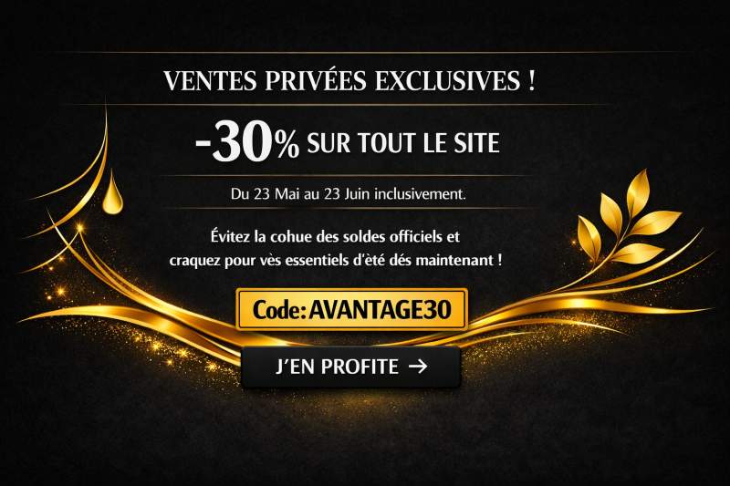 ventes privées 30%